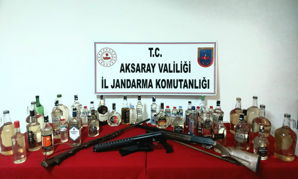 Aksaray'da Sahte Alkol Operasyonu Düzenlendi