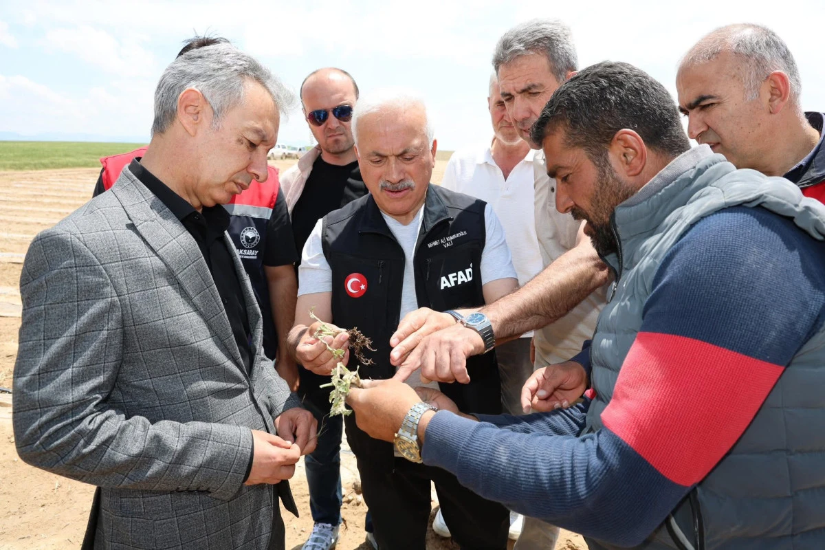 Dolu Felaketinden Zarar Gören Başaran Köyü’nde İnceleme Yapıldı