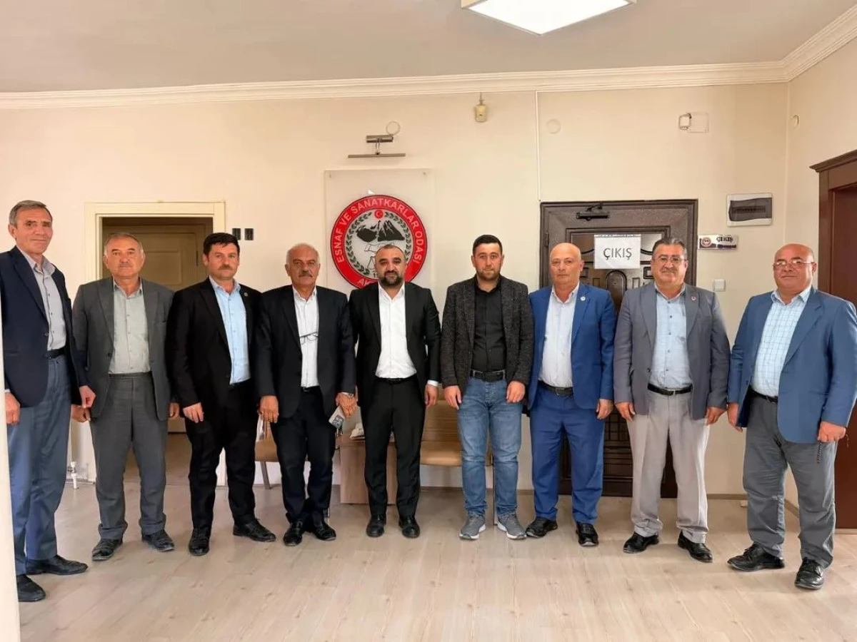 Eskil Muhtarlarından Aksaray Esnaf ve Sanatkarlar Odası&rsquo;na Ziyaret