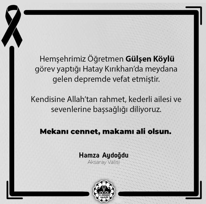Eskil'e İkinci Üzücü Haber Geldi