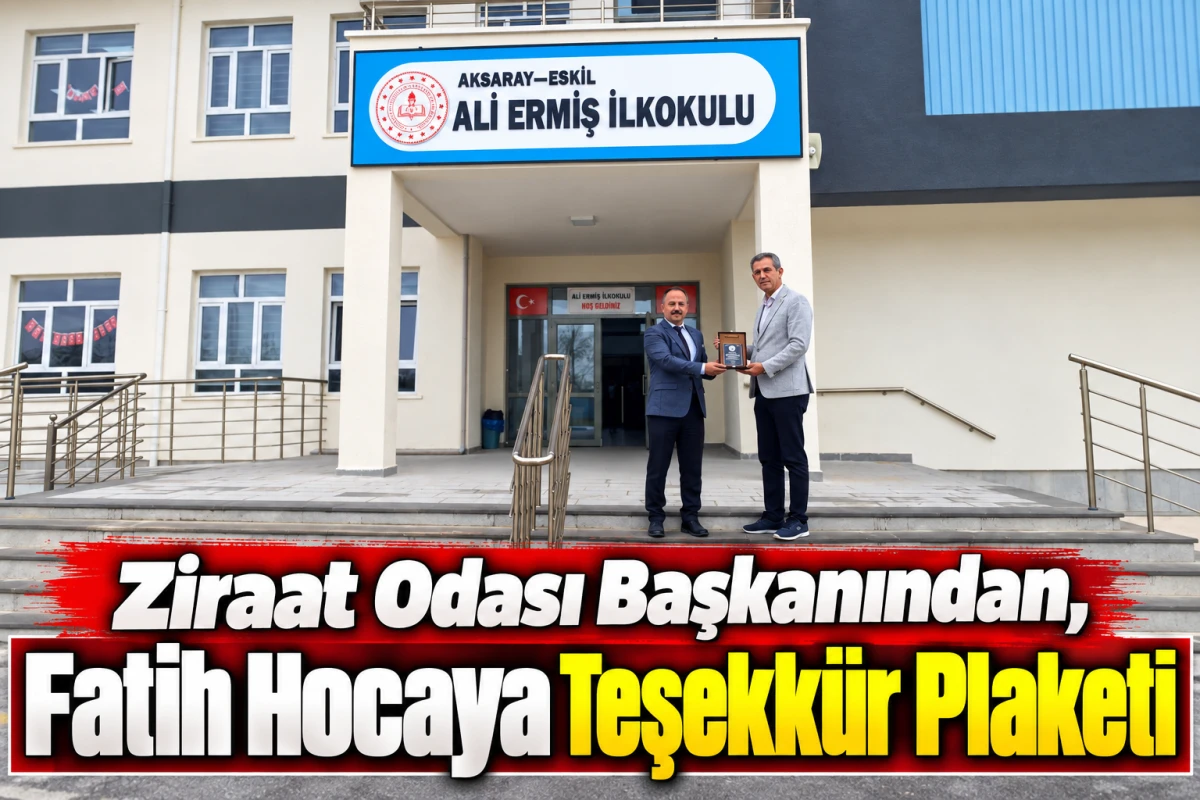 Gazi Mutlu’dan Okul Müdürü Fatih Ermiş’e Teşekkür Ziyareti