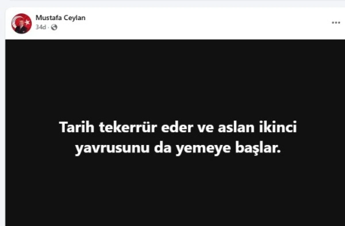 Geçmiş Dönem Eskil Belediye Başkan Adayı Mustafa Ceylan’dan Manidar Paylaşım