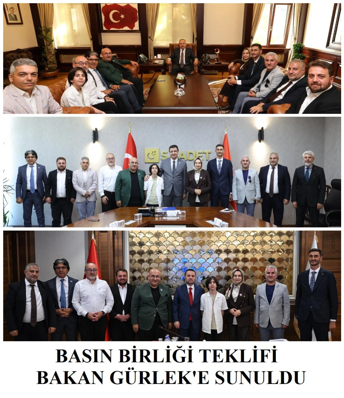  TİGAD heyetinden Adalet Bakanı Akın G&uuml;rlek&rsquo;e Ziyaret