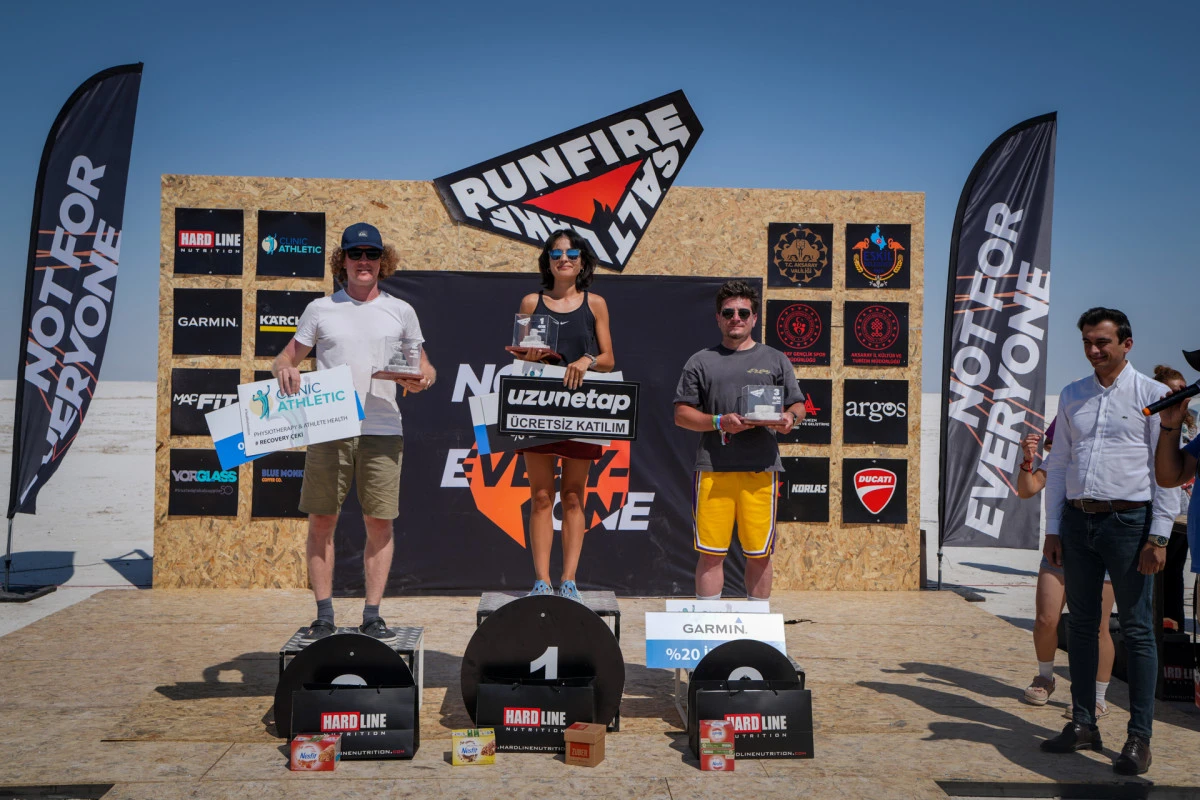 Tuz Gölü ultra maraton koşusu tamamlandı