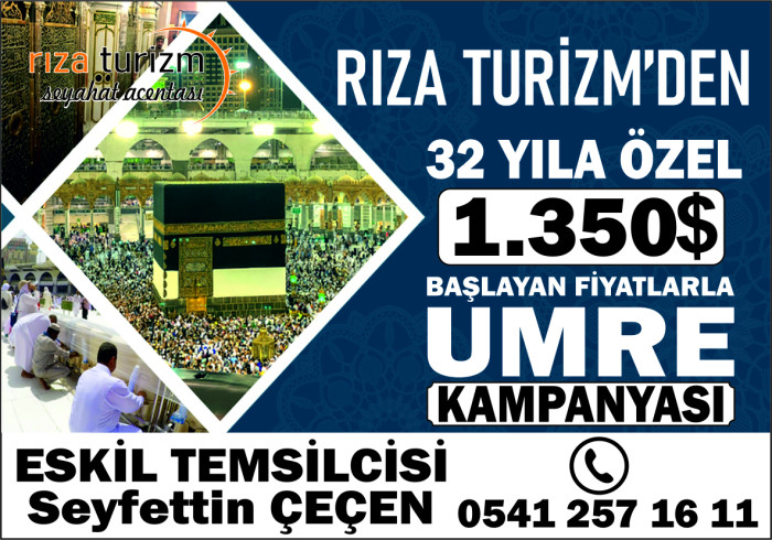 Beşil manşet üstüne koyduğum deneme reklamı